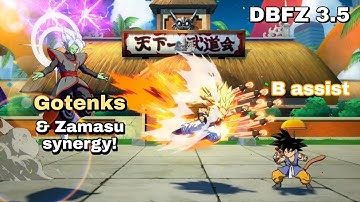 DBFZ 3.5 Gotenks & zamasu synergy. Bnb, new rejumps & block strings. [#DBFZ]