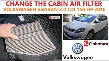 How to change your cabin air filter in your Volkswagen Sharan (2016) 2.0 TDI 150 Hp