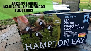 Hampton Bay 10-Watt Equivalent Low Voltage Black LED Outdoor Landscape  Spotlight with Smart App Control (3-Pack) Powered by Hubspace L08557 - The  Home Depot