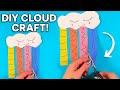 DIY Cloud Shape Cutting Craft ☁️ | Fun &amp; Easy Activity for Kids #diy #craft #craftyfun #kids