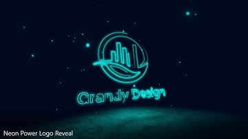 Neon Power Logo Reveal - (How to make a Logo Animation, Logo Intro and YouTube Intro for your Video)