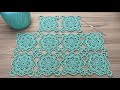 Как СОЕДИНИТЬ квадратные МОТИВЫ между собой в полотно ВЯЗАНИЕ КРЮЧКОМ ажурной скатерти Crochet