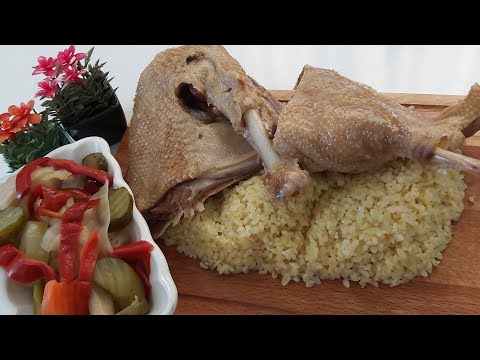 Yöresel Kaz Eti ve Bulgur Pilavı | LEZZET ZAMANI