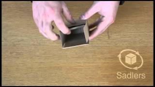 How To Assemble A Long Tuck Folding Box