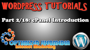 WordPress Tutorials for Beginners - Part 2/18: cPanel Introduction