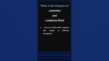 Bootstrap Container vs Container-Fluid | Which One Should You Use?