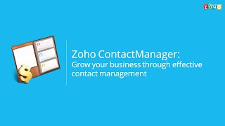 Zoho ContactManager: Grow your business through effective contact management. screenshot 1