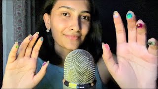 Trying Asmr with GEMS on my fingers | Random Trigger Assortment | Tapping & Scratching Profile