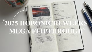 2025 hobonichi weeks mega flipthrough