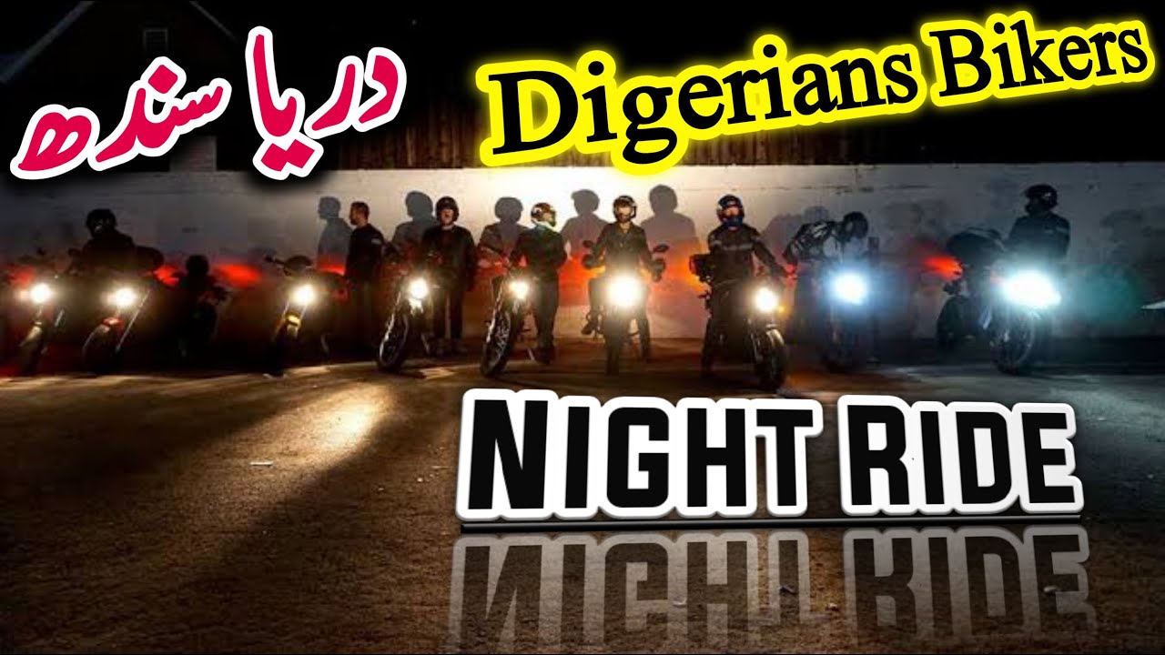 Indian Night Riders Night Ride | Super Bikes | Ride to Indus River | Bikers meet up ...