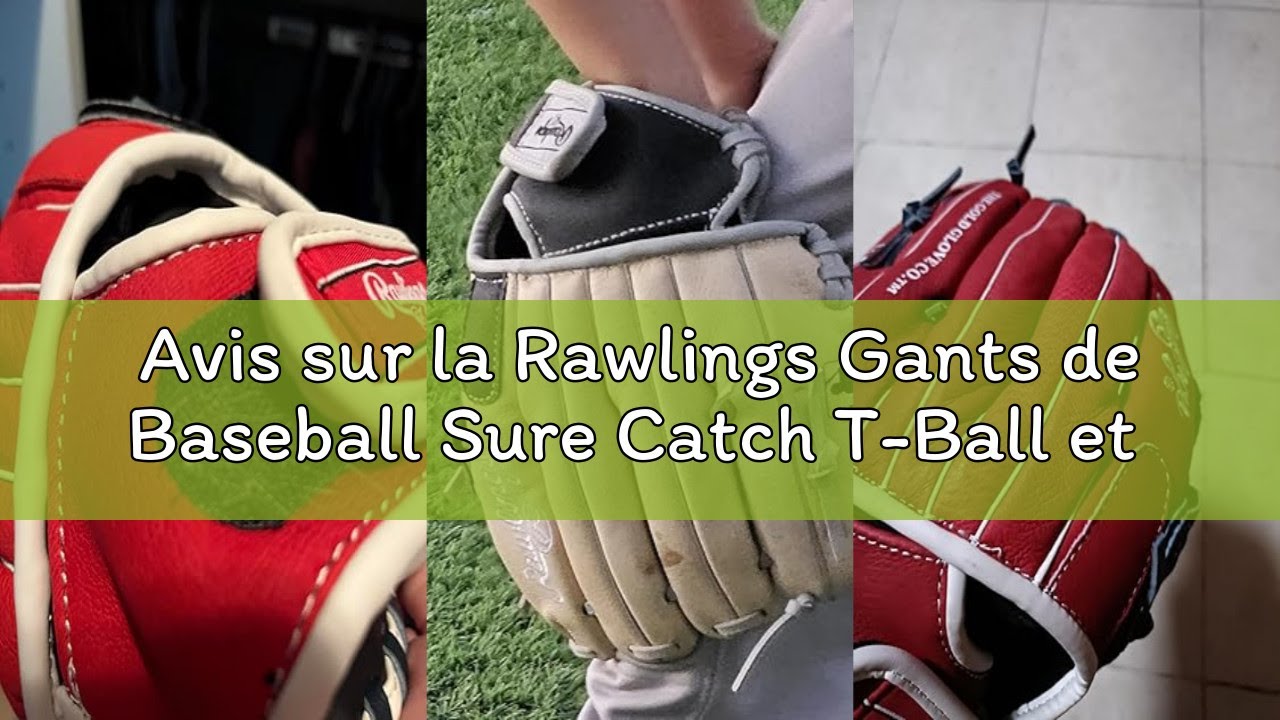 Rawlings | Gant de baseball/softball T-Ball et pour jeunes Remix