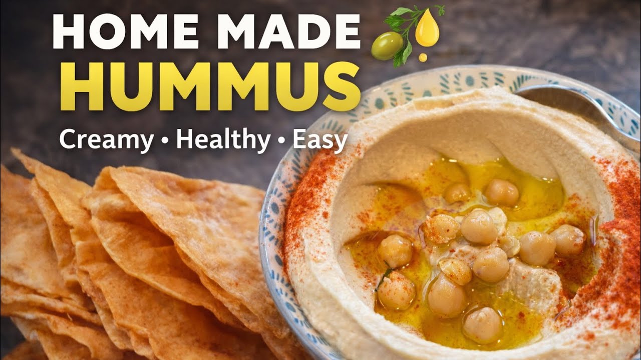 How to make creamy Hummus | Easy Hummus Recipe at home 