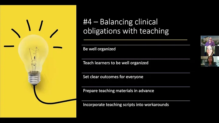Session 3: Challenges in Clinical Teaching