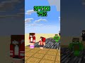 HELP JJ and Mikey To Power Up And Win The Who Can Run The Most #maizen #minecraft #shorts