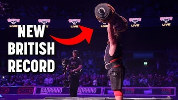 Jack Osborn tilt een ongelooflijke boomstam van 222 kg/488 lb