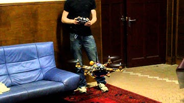 Another testflight with my diy quadcopter controller
