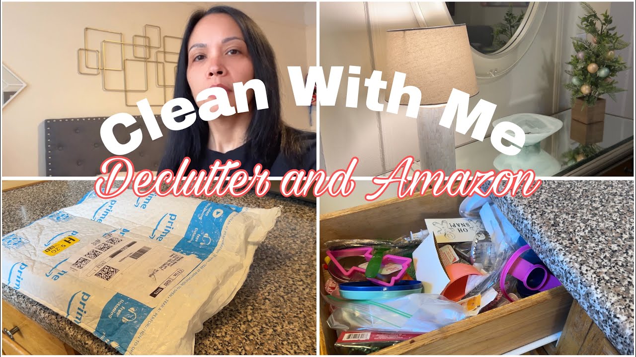 Clean With Me 🧼 / Cleaning Motivation / Declutter / Amazon - YouTube