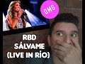 Vocal Coach REACCIONA a RBD - SALVAME (LIVE IN RIO)