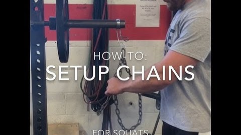 How-To: Set Up Chains For Squats