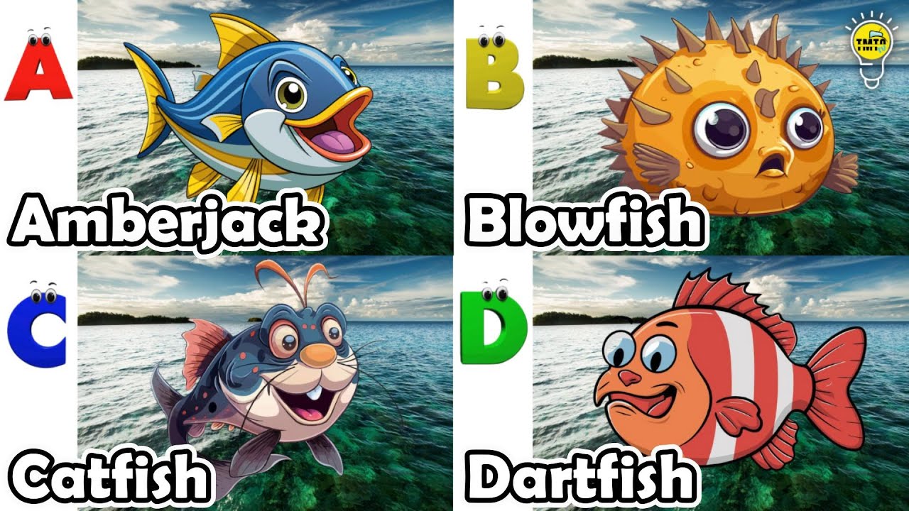 Sea animals for kids | ABC phonics animals | ABC Sea Animals song ...