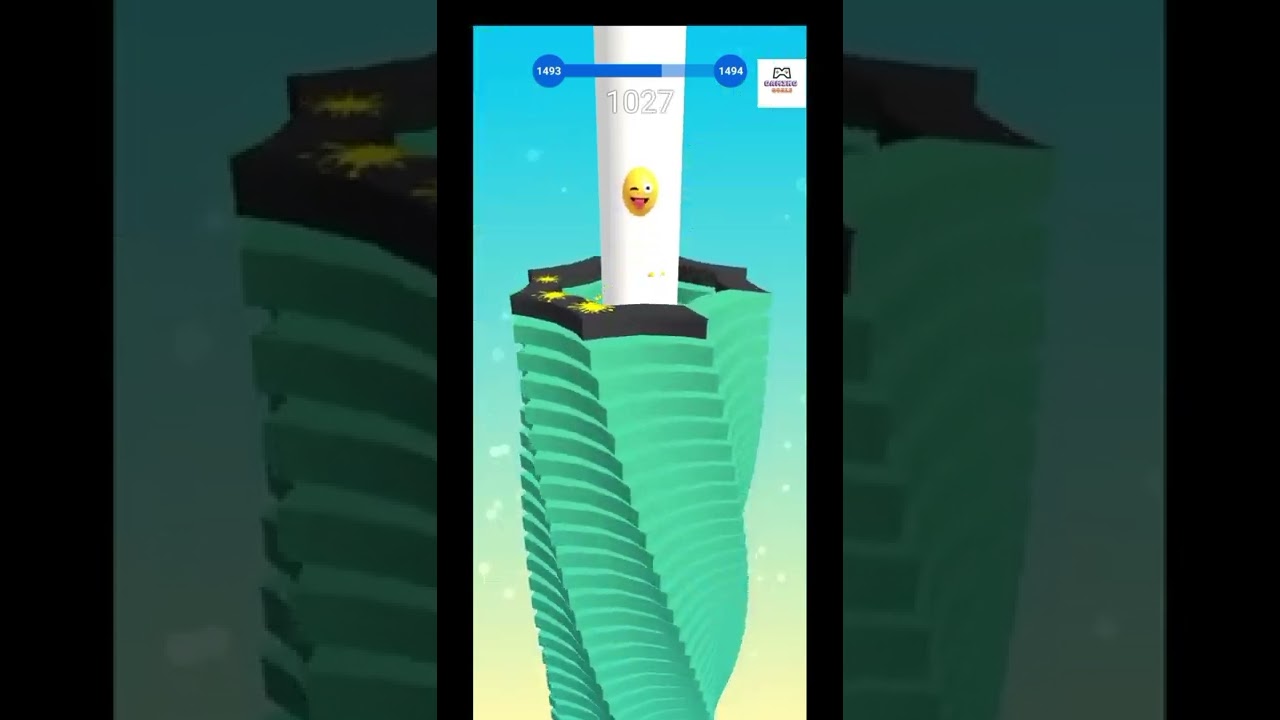 Stack ball (level no.1492) || Completed || Game play || Fun game
