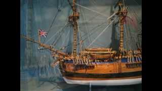Endeavour-Model-ship-construction