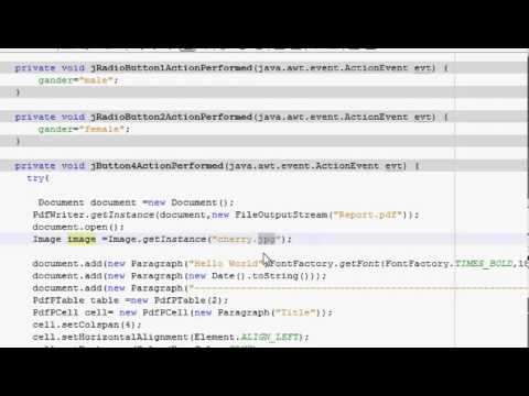 Java prog#79  Reports   Itext  Add Image or Picture