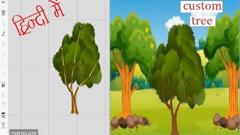 How to make custom tree bone in cartoon animator 4