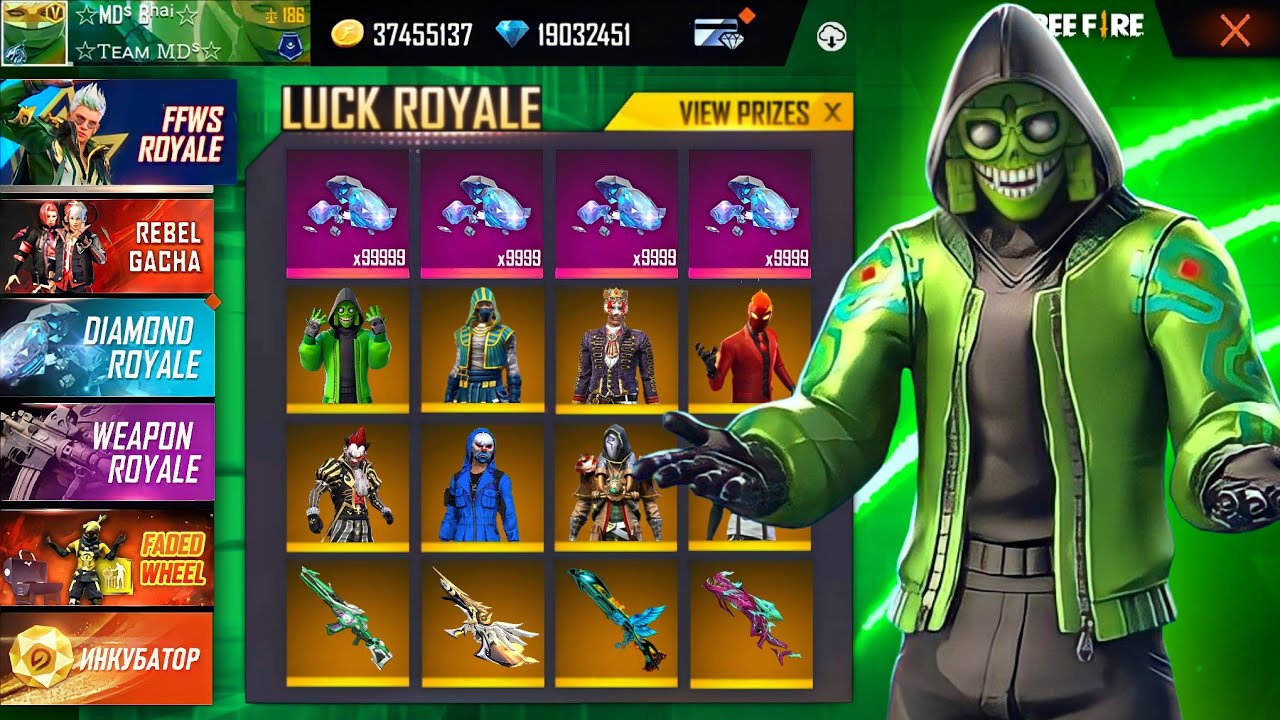 Wasting My All Diamonds To Buy Heaven Warrior Bundle & Old Rare Gun Skins From New Event Free Fire