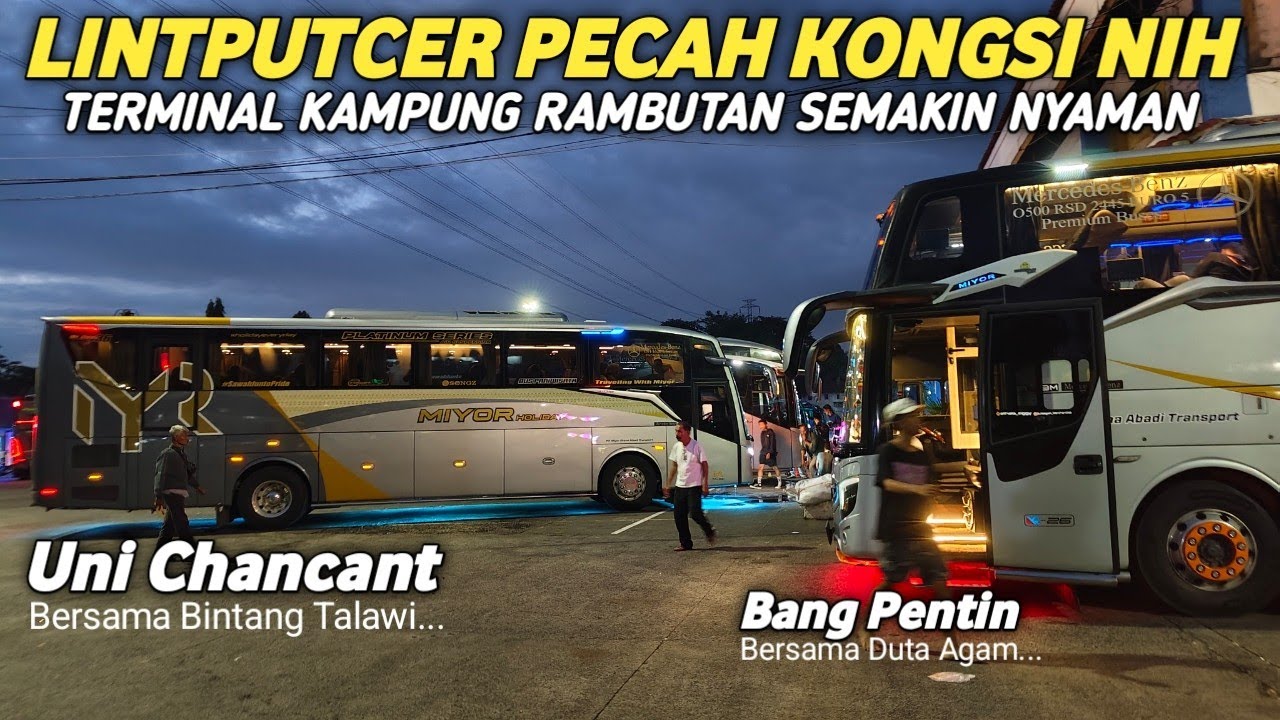 INILAH BUS MEWAH YANG KINI DARI TERMINAL KAMPUNG RAMBUTAN DUTA AGAM KINI DITANGAN BANG PENTIN 