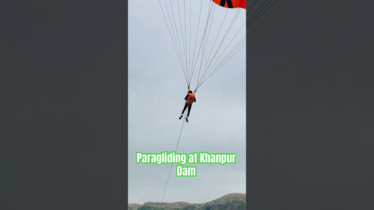 Paragliding at Khanpur Dam Largest Water Sports Activities Park 
