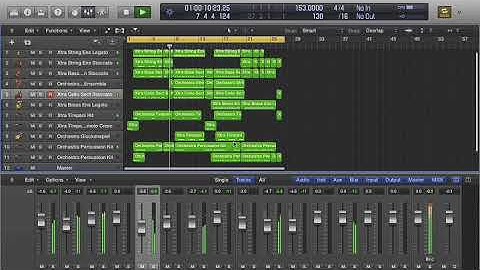Orchestration in logic pro X (midi)