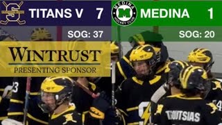 GBS Titans Varsity vs Medina Hockey Club