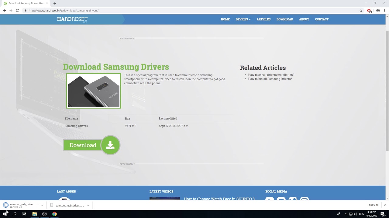 Update Download Samsung Drivers | How to Install Samsung Drivers