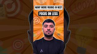 Want More Marks in NEET? 🎯Focus on Less, Score More! 🚀 #neetexam #ajaymedx