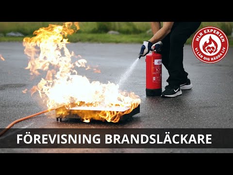 Video: Hur släcks en liten brand enklast?