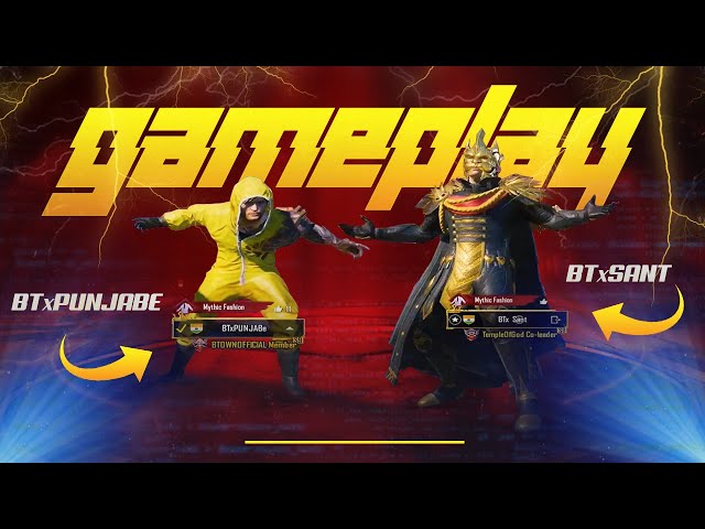 PUBG GAMEPLAY | BTx SANT | BTOWN CLAN | BTxPUNJABe class=