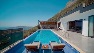 Tati̇lkenti̇m, Villa Li̇ya Kalkan Bölgesinde Sonsuzluk Havuzlu Deniz Manzaralı Kiralık Villa
