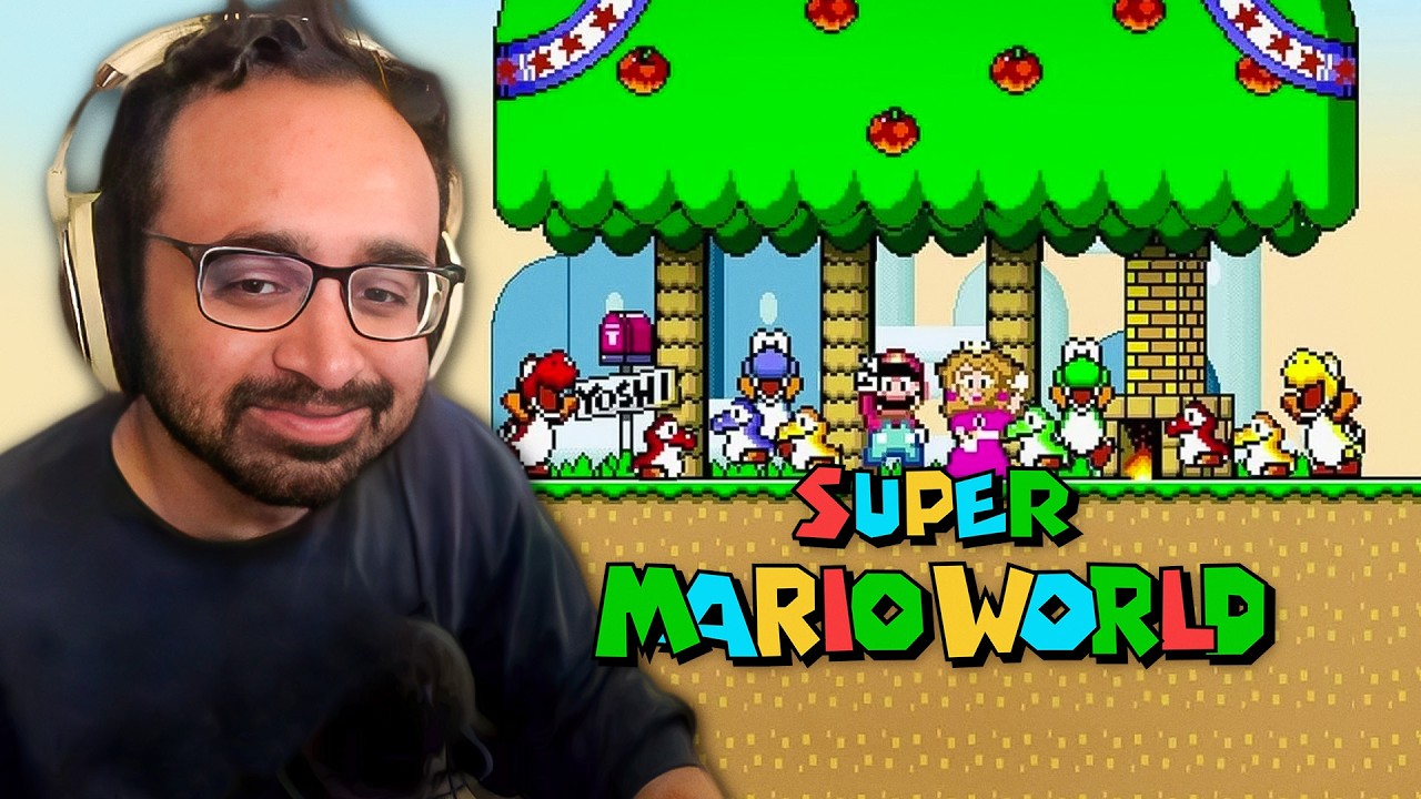 Squeex plays Super Mario World! (Full Retro Game Playthrough)