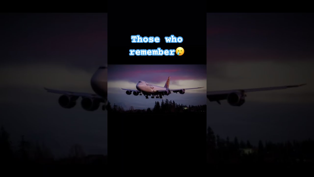 Thos Who Remember The Days 747 Memories
