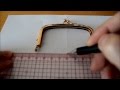 How to draw patterns for frame/clasp purses