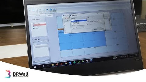 Control Software For BRWall Series Video Wall Controller