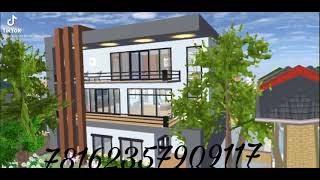 bagi id rumah mewah aestetic✨||Sakura School simulator screenshot 5