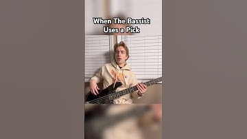 When The Bassist Uses a Pick:
