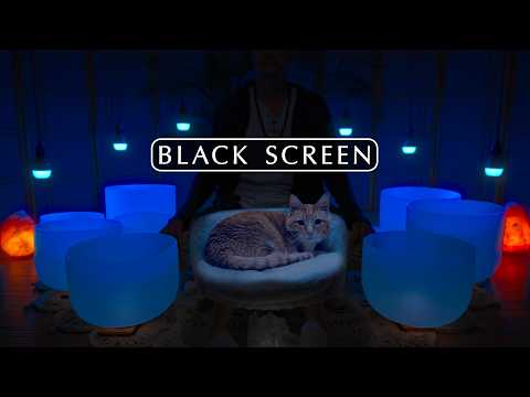 [NO ADS] Relaxing Music for Deep Sleep (Black Screen)