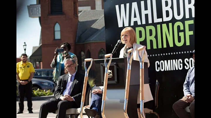MGC Chair Cathy Judd-Stein speaks at Wahlburgers G...
