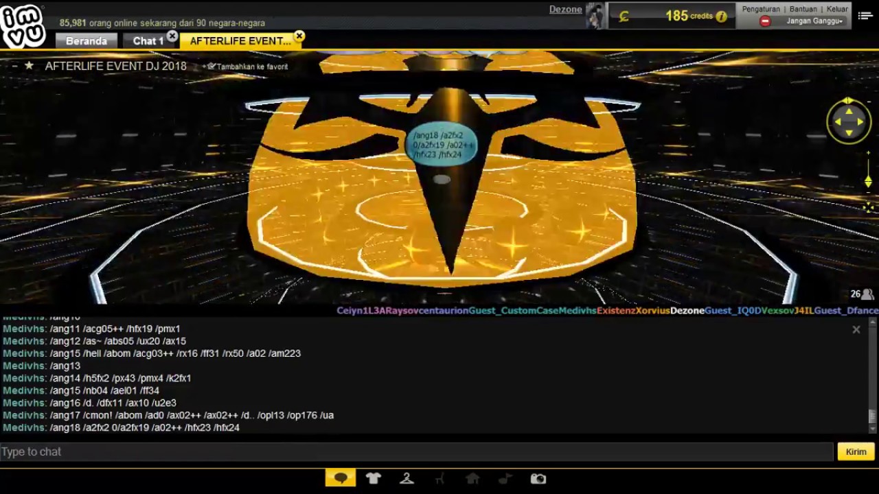 AFTERLIFE EVENT  DJ IMVU 2018 Medivhs FINAL ROUND 3rd