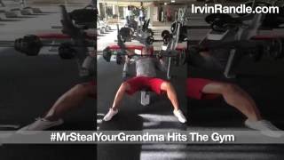 #MrStealYourGrandma Working Out At The Gym!