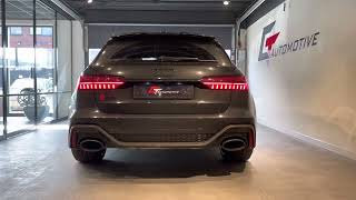 Audi rs6 resonator delete pipes stock exhaust revving sound