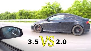 Honda Integra Type R K20 vs Nissan 350Z VQ35HR